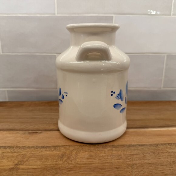 Milk Jug Can Hand painted Lasting Products USA 6” Blue Heart - Picture 3 of 7